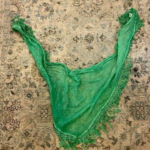 Silk scarf from Italy.